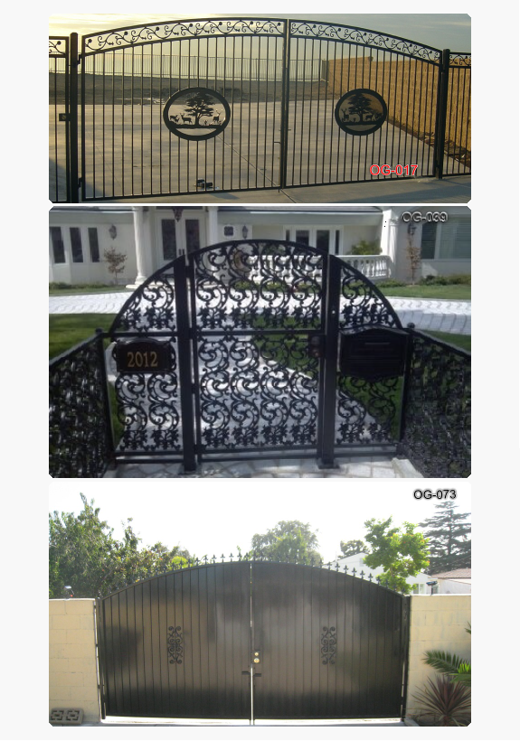 Arched Wrought Iron Doors with Classic Charm