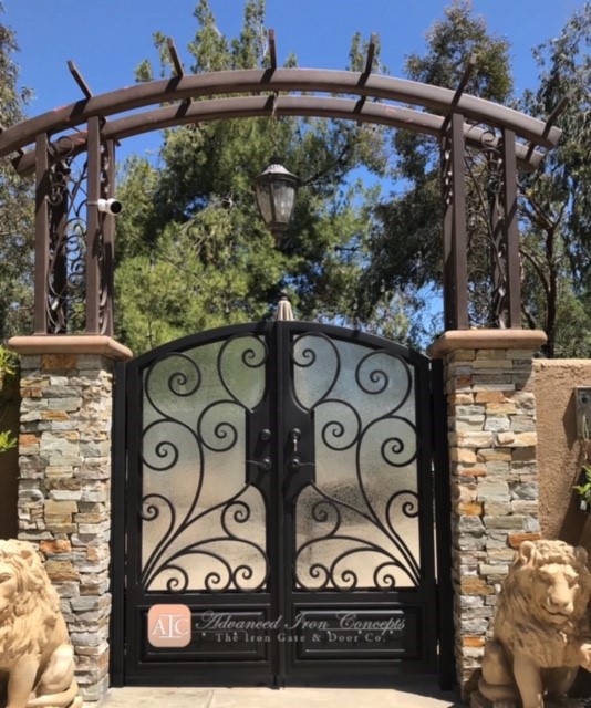 Artisan-Crafted Iron Doors with Unique Patterns