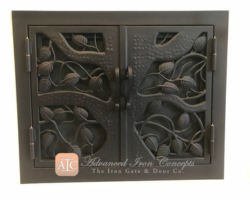 Wrought Iron Fireplace Doors