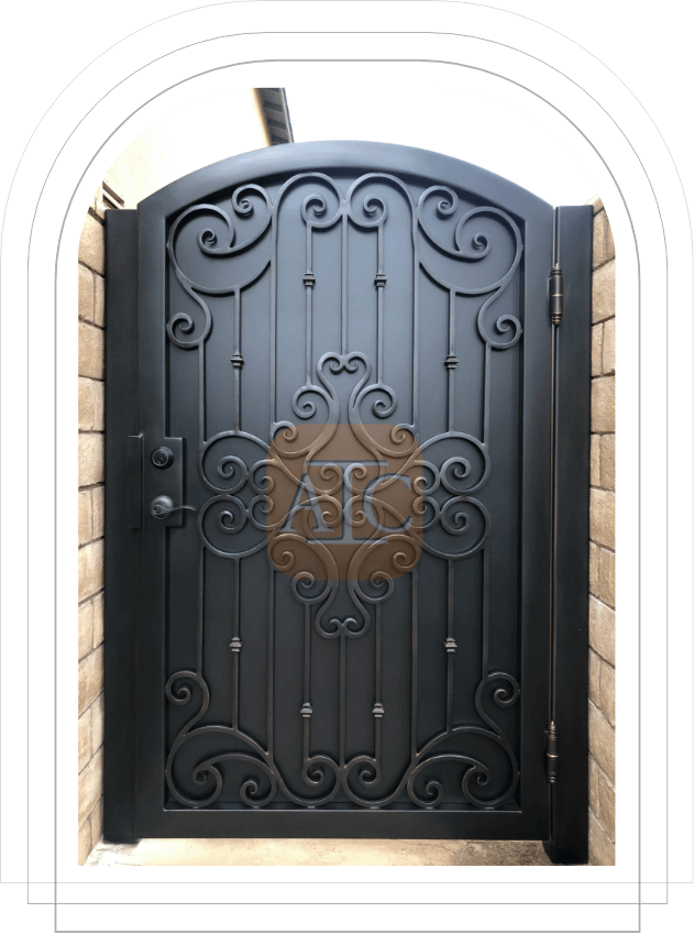 Ornamental Iron Door